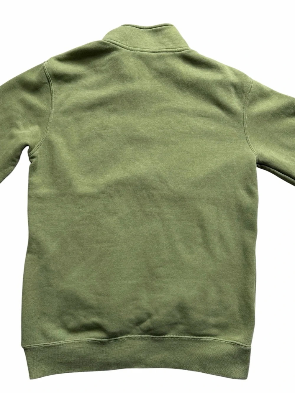 Nike Sportswear Club Fleece 1/4 Zip Pullover Sweatshirt Womens Small Green